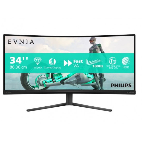 Monitor 34M2C3500L 34 inches Curved VA 180Hz HDMIx2 DPx2