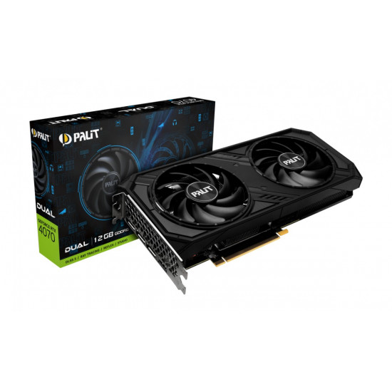 Graphic card RTX 4070 DUAL 12GB GDDR6 192bit 3DP 