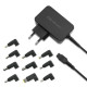 Universal power adapter 65W, 10plugins