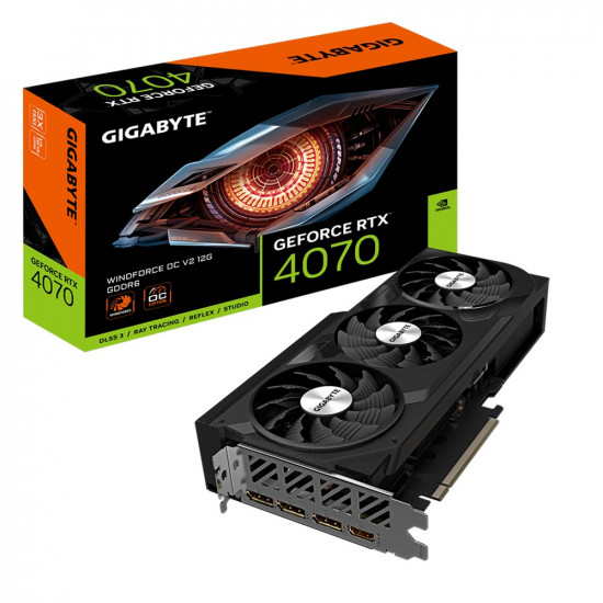 Graphics card GeForce RTX 4070 WINDFORCE OC V2 12GB GDDR6 192bit