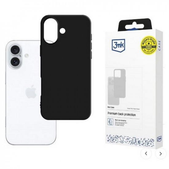 Matt Case iPhone 16 Plu s 6,7 black