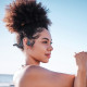 Bluetooth earphones A899BL with bone conduction