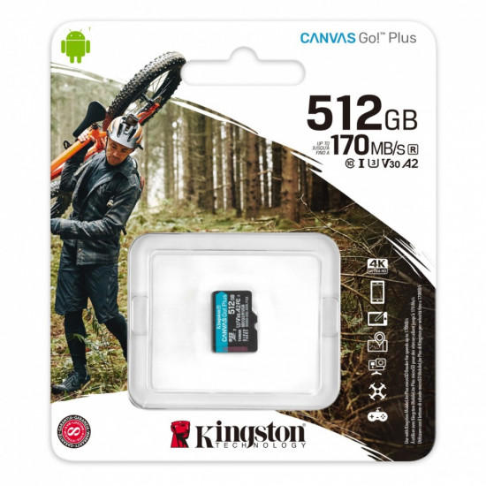 Memory card microSD 512GB Canvas Go Plus 170/90MB/s 