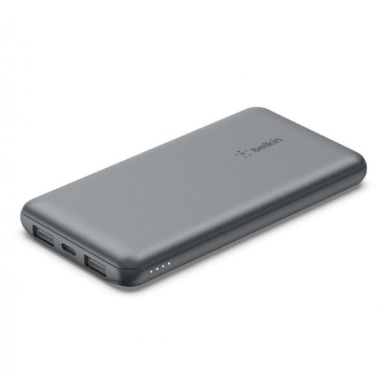 PowerBank 10 000mAh USB A i C 15W space gray