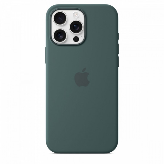 Silicone case with MagSafe for iPhone 16 Pro Max - Lake Green