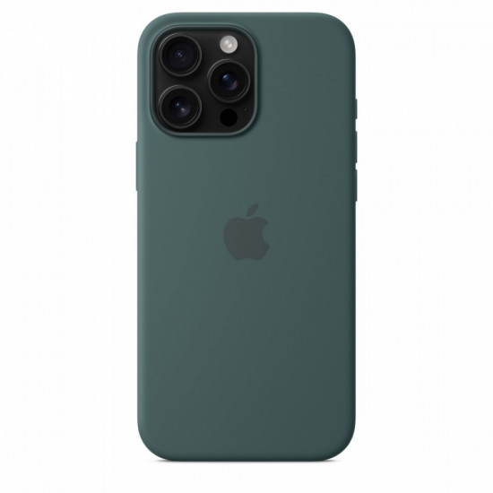 Silicone case with MagSafe for iPhone 16 Pro Max - Lake Green