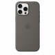 Silicone case with MagSafe for iPhone 16 Pro Max - Stone Gray