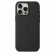 Silicone case with MagSafe for iPhone 16 Pro Max - Black