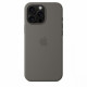 Silicone case with MagSafe for iPhone 16 Pro Max - Stone Gray