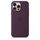 Silicone case with MagSafe for iPhone 16 Pro Max - Plum