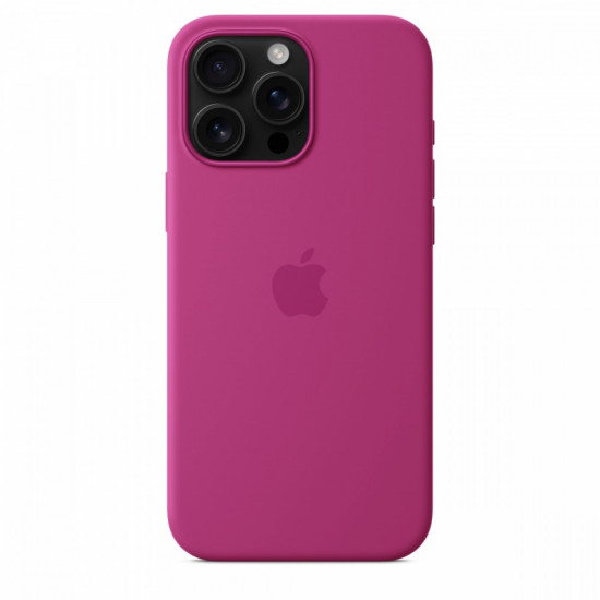 Silicone case with MagSafe for iPhone 16 Pro Max - Fuchsia