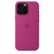 Silicone case with MagSafe for iPhone 16 Pro Max - Fuchsia