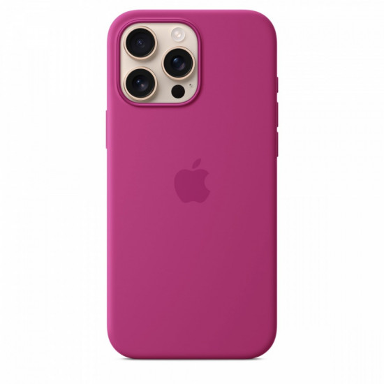 Silicone case with MagSafe for iPhone 16 Pro Max - Fuchsia