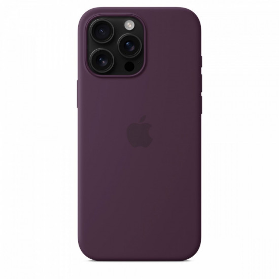 Silicone case with MagSafe for iPhone 16 Pro Max - Plum