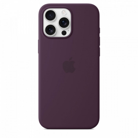 Silicone case with MagSafe for iPhone 16 Pro Max - Plum