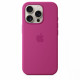 Silicone case with MagSafe for iPhone 16 Pro - Fuchsia