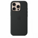 Silicone case with MagSafe for iPhone 16 Pro - Black