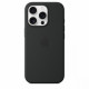 Silicone case with MagSafe for iPhone 16 Pro - Black