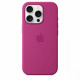 Silicone case with MagSafe for iPhone 16 Pro - Fuchsia