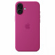 Silicone case with MagSafe for iPhone 16 Plus - fuchsia