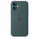 Silicone case with MagSafe for iPhone 16 Plus - lake green