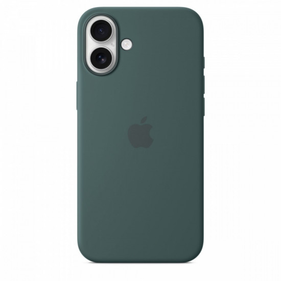 Silicone case with MagSafe for iPhone 16 Plus - lake green