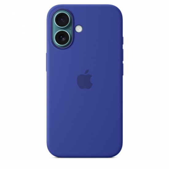 Silicone case with MagSafe for iPhone 16 - ultramarine