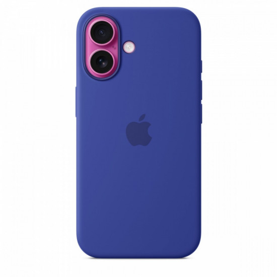 Silicone case with MagSafe for iPhone 16 - ultramarine