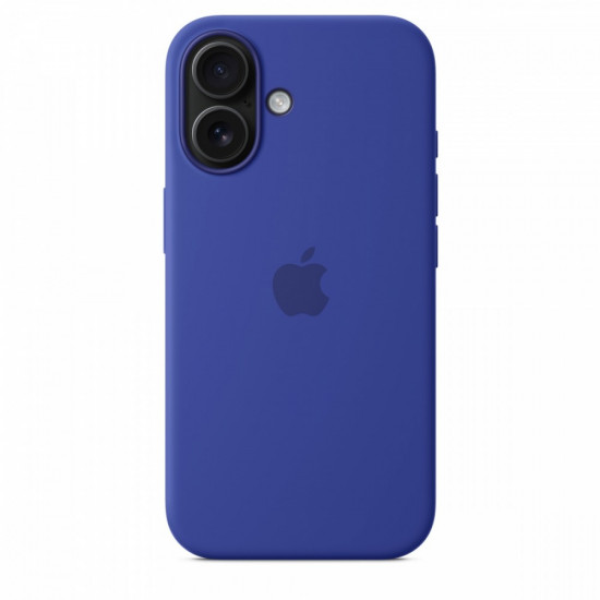 Silicone case with MagSafe for iPhone 16 - ultramarine