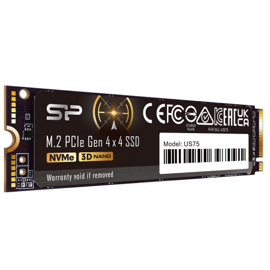 SSD drive US75 2TB M.2 PCIe Gen4x4 NVMe 1.4 7000/6500 MB/s