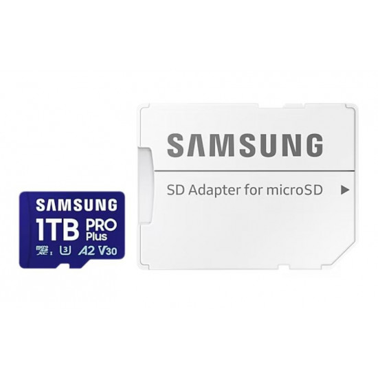 microSD Card MB-MD1T0SA/WW 1TB PRO+ + adapter MB-MD1T0SA/EU