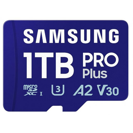 microSD Card MB-MD1T0SA/WW 1TB PRO+ + adapter MB-MD1T0SA/EU