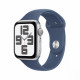 Watch SE GPS 40 mm Silver Aluminium Case with Denim Sport Band - M/L