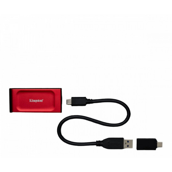 Dysk SSD XS1000R 1TB USB3.2 Gen2.2 Zew Red