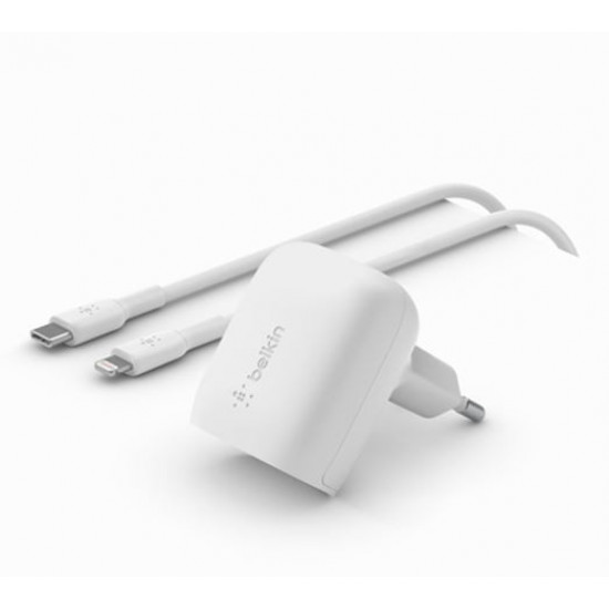 Charger 20W USB-C PPS + cabel 1m USB-C/LTG white