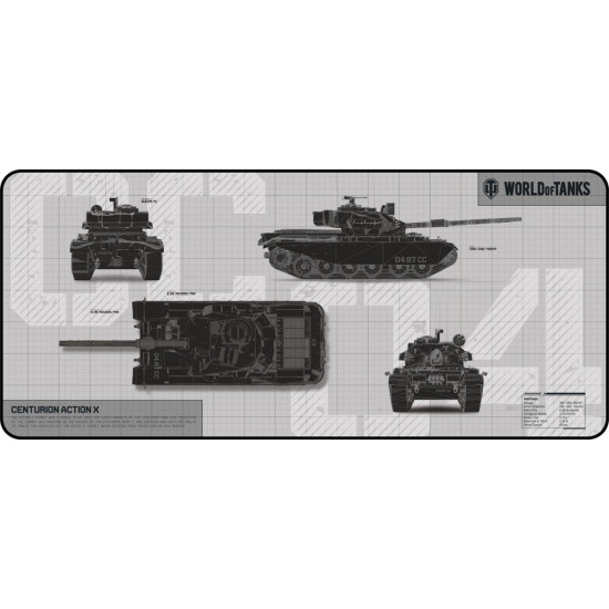 Mousepad DEFENDER WT90 - limited edition WORLD OF TANKS