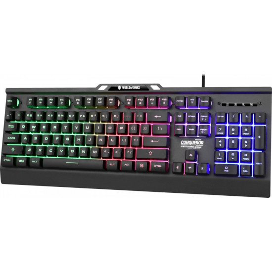 Metal Keyboard for Gamers COMQUEROR dynamic backlight - limited edition World Of Tanks