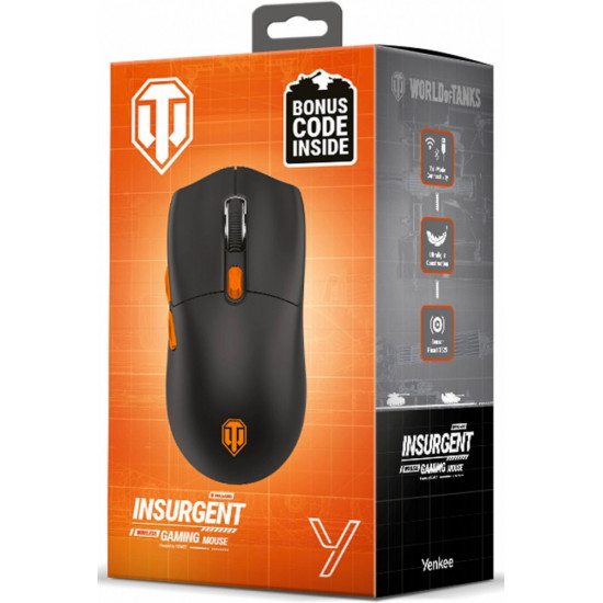 Wireless Mouse for Gamers INSURGENT WT300 Sencor Pixart 3325 ultralight - limited edition WORLD OF TANKS