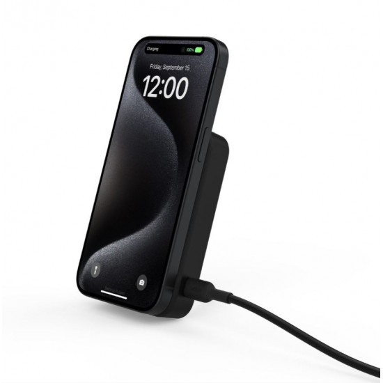 Powerbank with stand 10000mAh Qi2 MagSafe Black