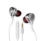 Wired headphones HiFi jack 3,5mm white