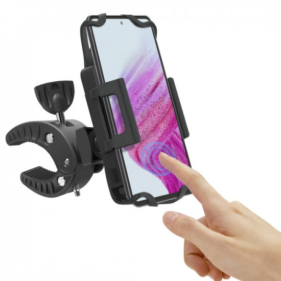 Universal smartphone holder black