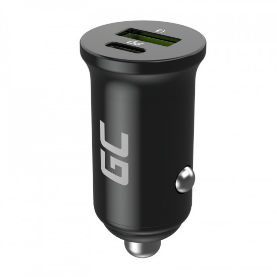 Car charger PowerRide Nano38 38W 6A 1xUSB-C,1xUSB-A 