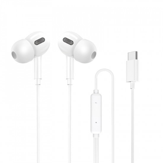 Wired headphones HiFi jack 3,5mm white