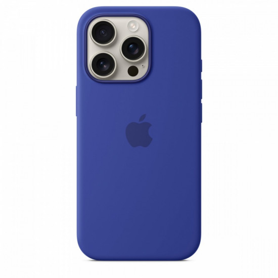 Silicone case with MagSafe for iPhone 16 Pro - Ultramarine