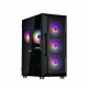 Case I3 Neo ATX Mid Tower Black ARGB fan x4