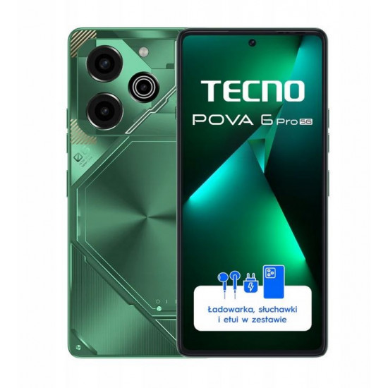 Smartphone POVA 6 PRO 5G Comet Green