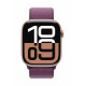 Watch Series 10 GPS 42 mm Rose Gold Aluminium Case with Plum Sport Loop