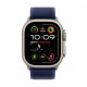 Watch Ultra 2 GPS + Cellular 49 mm Natural Titanium Case with Blue Trail Loop - M/L