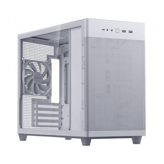 PC case Prime AP201 Tempered Glass MicroATX white