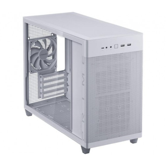 PC case Prime AP201 Tempered Glass MicroATX white